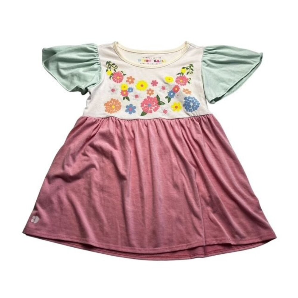Dot Dot Smile Girls Floral Trim Top Size 11